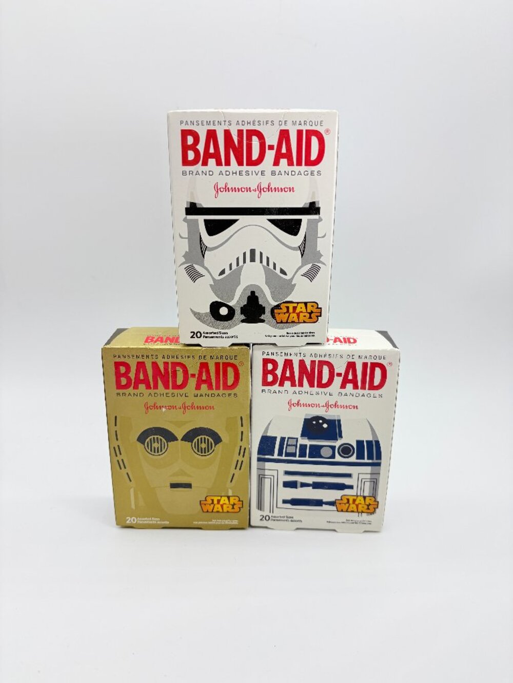 3 BAND AID Disney STAR WARS